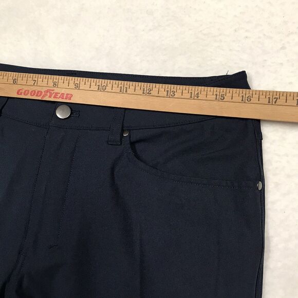 LULULEMON Pants Men 31 (32x28) Navy Classic 5 Pocket ABC Warpstreme Chino - Picture 7 of 12